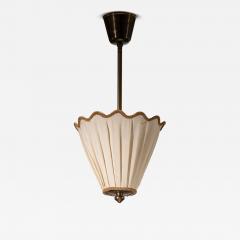 Swedish brass and fabric pendant - 4800778