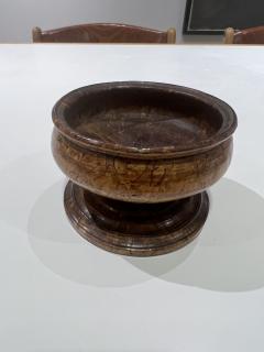 Swedish early 19th century turned birch burl bowl - 2752151