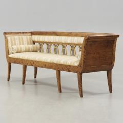 Swedish late Empire birch sofa mid 1800s - 2771275