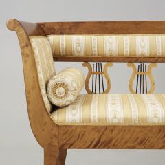 Swedish late Empire birch sofa mid 1800s - 2771276