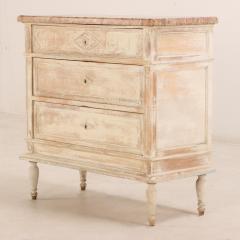 Swedish marble top commode C 1890  - 3920727