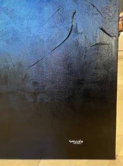 Swept Away Monochromatic painting of Face by Galvan - 2837557