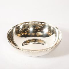 Swid Powell Modern Richard Meier Silver Plate Architectural Skyscraper Bowl For Swid Powell - 4745217