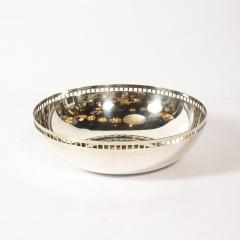 Swid Powell Modern Richard Meier Silver Plate Architectural Skyscraper Bowl For Swid Powell - 4745274