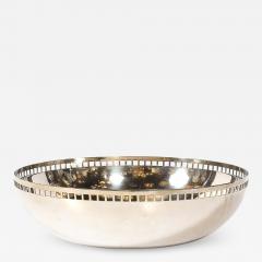 Swid Powell Modern Richard Meier Silver Plate Architectural Skyscraper Bowl For Swid Powell - 4746362