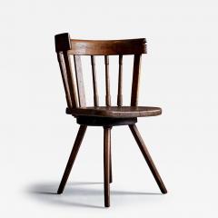 Swivel Alps Crafted Chair in Wood 1900 - 3448620