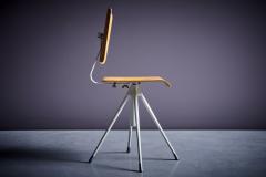 Swivel Chair in Wood Germany 1970s - 3512132