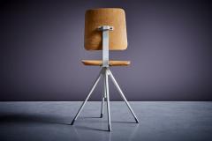 Swivel Chair in Wood Germany 1970s - 3512133