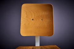 Swivel Chair in Wood Germany 1970s - 3512134