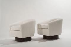 Swivel Chairs in Boucl by Milo Baughman C 1970s - 2704983
