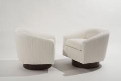 Swivel Chairs in Boucl by Milo Baughman C 1970s - 2704984