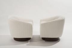 Swivel Chairs in Boucl by Milo Baughman C 1970s - 2705002