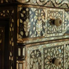 Syrian Mother of pearl chest of five drawers - 2214592