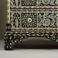 Syrian Mother of pearl chest of five drawers - 2214597