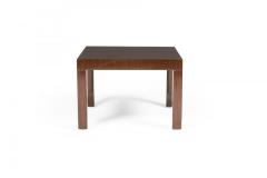 T H Robsjohn Gibbings 3 T H Robsjohn Gibbings American Mid Century Walnut Parsons Design End Side Tab - 4658987