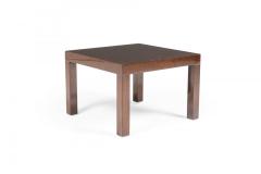 T H Robsjohn Gibbings 3 T H Robsjohn Gibbings American Mid Century Walnut Parsons Design End Side Tab - 4658988