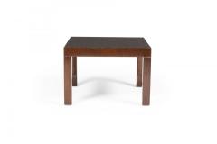 T H Robsjohn Gibbings 3 T H Robsjohn Gibbings American Mid Century Walnut Parsons Design End Side Tab - 4658989