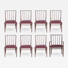 T H Robsjohn Gibbings 4 T H Robsjohn Gibbings For Widdicomb Mahogany Dining Chairs - 3418958
