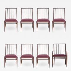 T H Robsjohn Gibbings 6 T H Robsjohn Gibbings For Widdicomb Mahogany Dining Chairs - 2636981