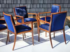 T H Robsjohn Gibbings 8 Robsjohn Gibbings Walnut Dining Chairs for Widdicomb 1959 - 3999747