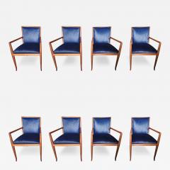 T H Robsjohn Gibbings 8 Robsjohn Gibbings Walnut Dining Chairs for Widdicomb 1959 - 4003126