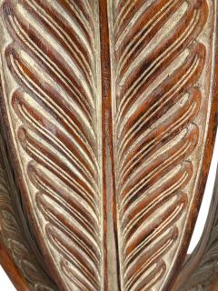 T H Robsjohn Gibbings ART DECO CERUSED WOOD PLUMES CONSOLE BY THEODORE ROBJSJOHN GIBBINGS - 4442152