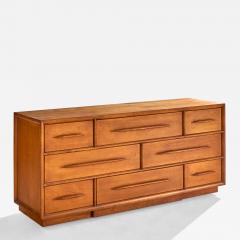 T H Robsjohn Gibbings Dresser in Walnut USA 1950s - 4787340