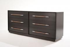 T H Robsjohn Gibbings Ebonized Dresser by T H Robsjohn Gibbings C 1950s - 2637749