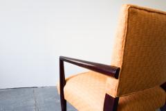 T H Robsjohn Gibbings Ebonized Wood Armchair - 3269883
