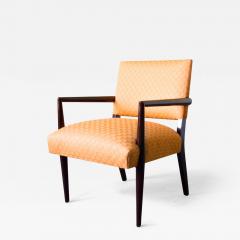 T H Robsjohn Gibbings Ebonized Wood Armchair - 3272356