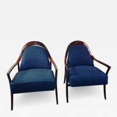 T H Robsjohn Gibbings MODERNIST PAIR OF ARMCHAIRS IN THE MANNER OF T H ROBSJOHN GIBBINGS - 1934972