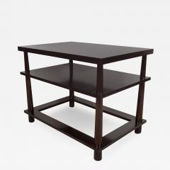 T H Robsjohn Gibbings Mid Century Style Three Tiered End Tables with a Hole in the Base - 288989