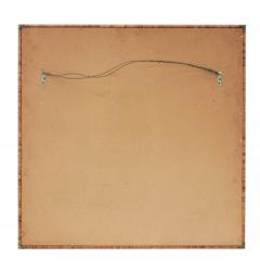 T H Robsjohn Gibbings Mirror with Cane Wrapped Frame by T H Robsjohn Gibbings - 179252