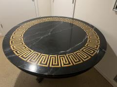 T H Robsjohn Gibbings POST MODERN GREEK KEY TROMP LOEIL DINING TABLE - 3899412