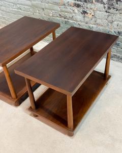 T H Robsjohn Gibbings Pair T H Robsjohn Gibbings for Widdicomb Side End Tables 1960 - 3431467