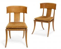 T H Robsjohn Gibbings Pair of Klismos Chairs  - 2999596