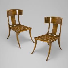 T H Robsjohn Gibbings Pair of Klismos Chairs - 4402784