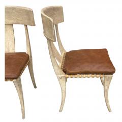 T H Robsjohn Gibbings Pair of Klismos Chairs Attr to t h Robsjohn Gibbings - 4594051