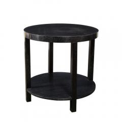 T H Robsjohn Gibbings Pair of Mid Century Modern Cerused Walnut Tables by T H Robsjohn Gibbings - 3040803