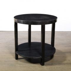 T H Robsjohn Gibbings Pair of Mid Century Modern Cerused Walnut Tables by T H Robsjohn Gibbings - 3040806