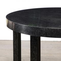 T H Robsjohn Gibbings Pair of Mid Century Modern Cerused Walnut Tables by T H Robsjohn Gibbings - 3041046