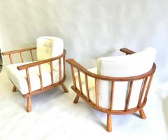 T H Robsjohn Gibbings Pair of Mid Century Modern Lounge Chairs by T H Robjohn Gibbings - 3319522