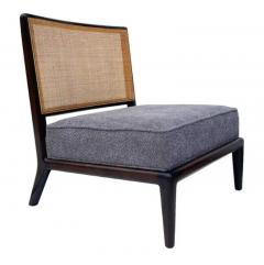 T H Robsjohn Gibbings Pair of Mid Century Modern Slipper Lounge Chairs Attr to Robsjohn Gibbings - 3313759