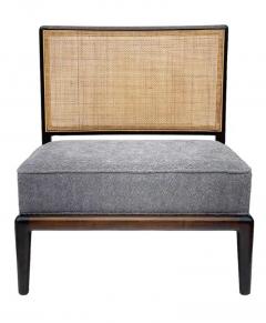 T H Robsjohn Gibbings Pair of Mid Century Modern Slipper Lounge Chairs Attr to Robsjohn Gibbings - 3313799