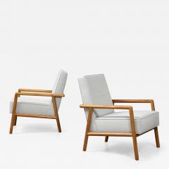 T H Robsjohn Gibbings Pair of Model No 1601 Lounge Chairs by T H Robsjohn Gibbings - 3797240