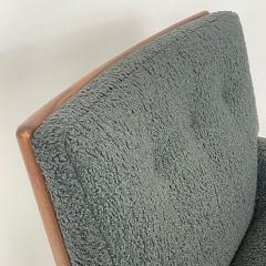 T H Robsjohn Gibbings Pair of Robsjohn Gibbings Lounge Chairs Ottoman - 4489367