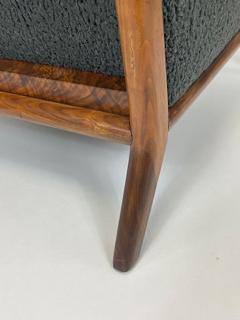 T H Robsjohn Gibbings Pair of Robsjohn Gibbings Lounge Chairs Ottoman - 4489368