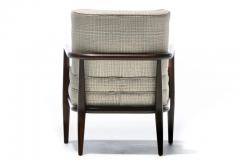 T H Robsjohn Gibbings Pair of T H Robsjohn Gibbings Lounge Chairs in Romo Fabric for Widdicomb - 2820514