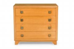 T H Robsjohn Gibbings Pair of T H Robsjohn Gibbings Modern Bleached Walnut and Brass Chests - 4272860