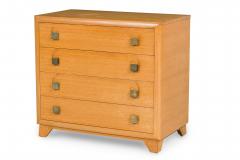 T H Robsjohn Gibbings Pair of T H Robsjohn Gibbings Modern Bleached Walnut and Brass Chests - 4272862